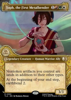 Toph, the First Metalbender Avatar- The Last Airbender Elemental Frame